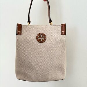 Tory Burch Tan and Brown Tote Bag